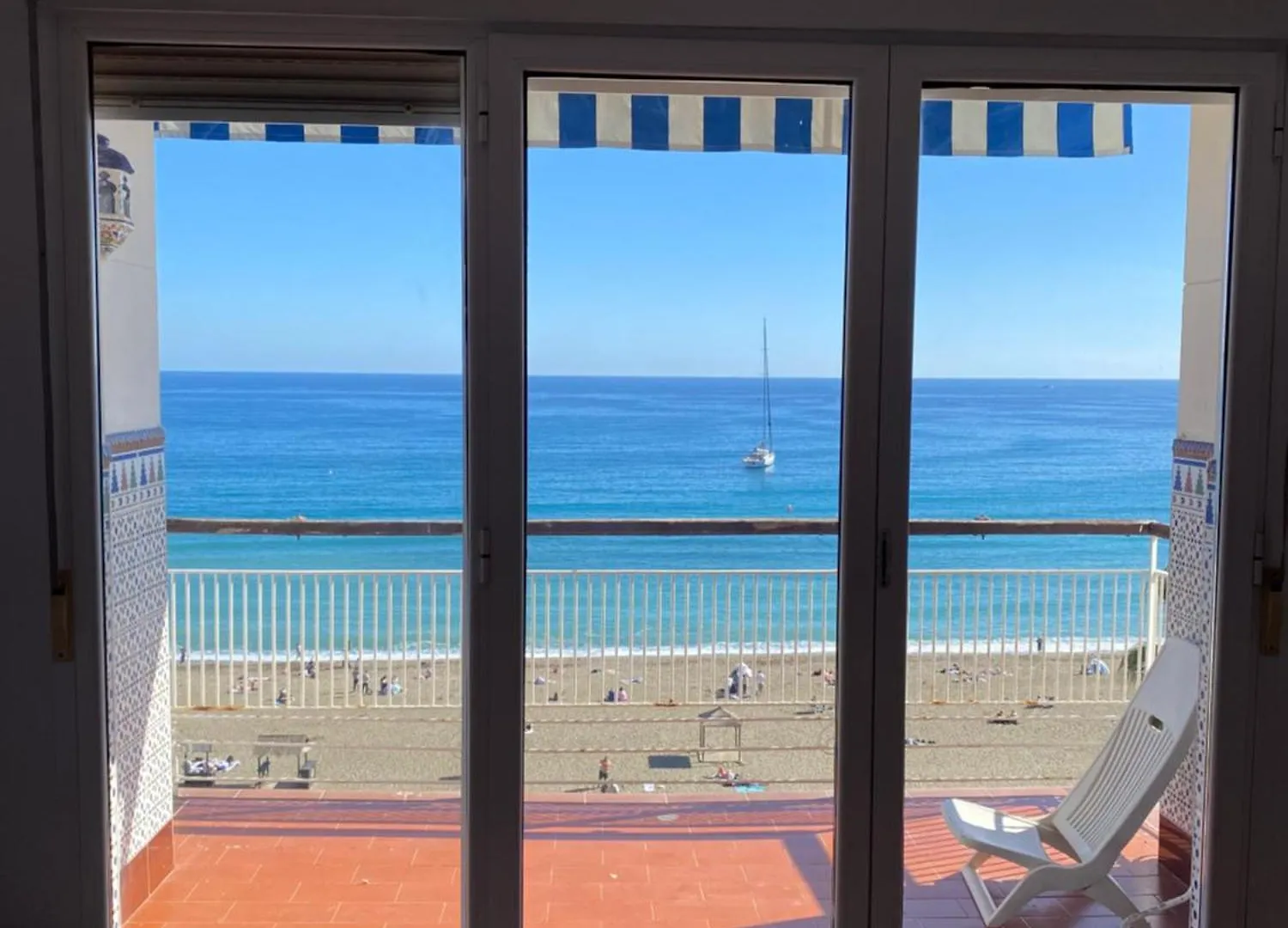 Apartamento Con Terraza Vista Al Mar Malagueta Malaga